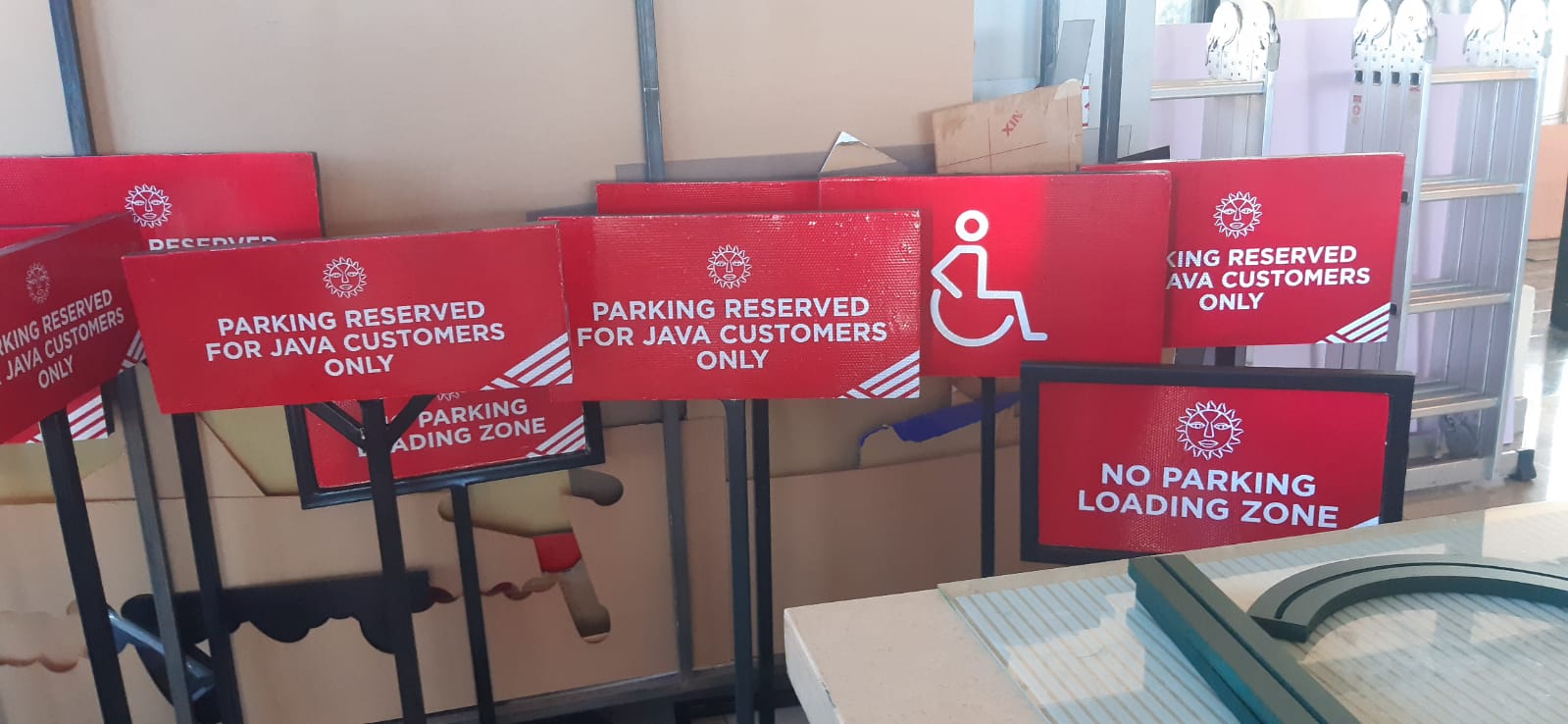 Java Packing sign